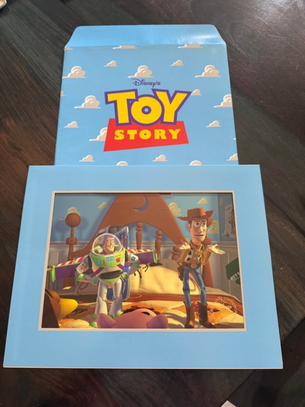 Vintage 1996 Disney Store Toy Story Exclusive Commemorative Lithograph Print